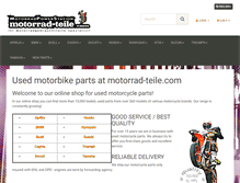 Tablet Screenshot of motorrad-teile.com